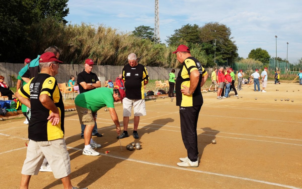 torneo de petanca en nuestro camping en la playa de la Costa Brava