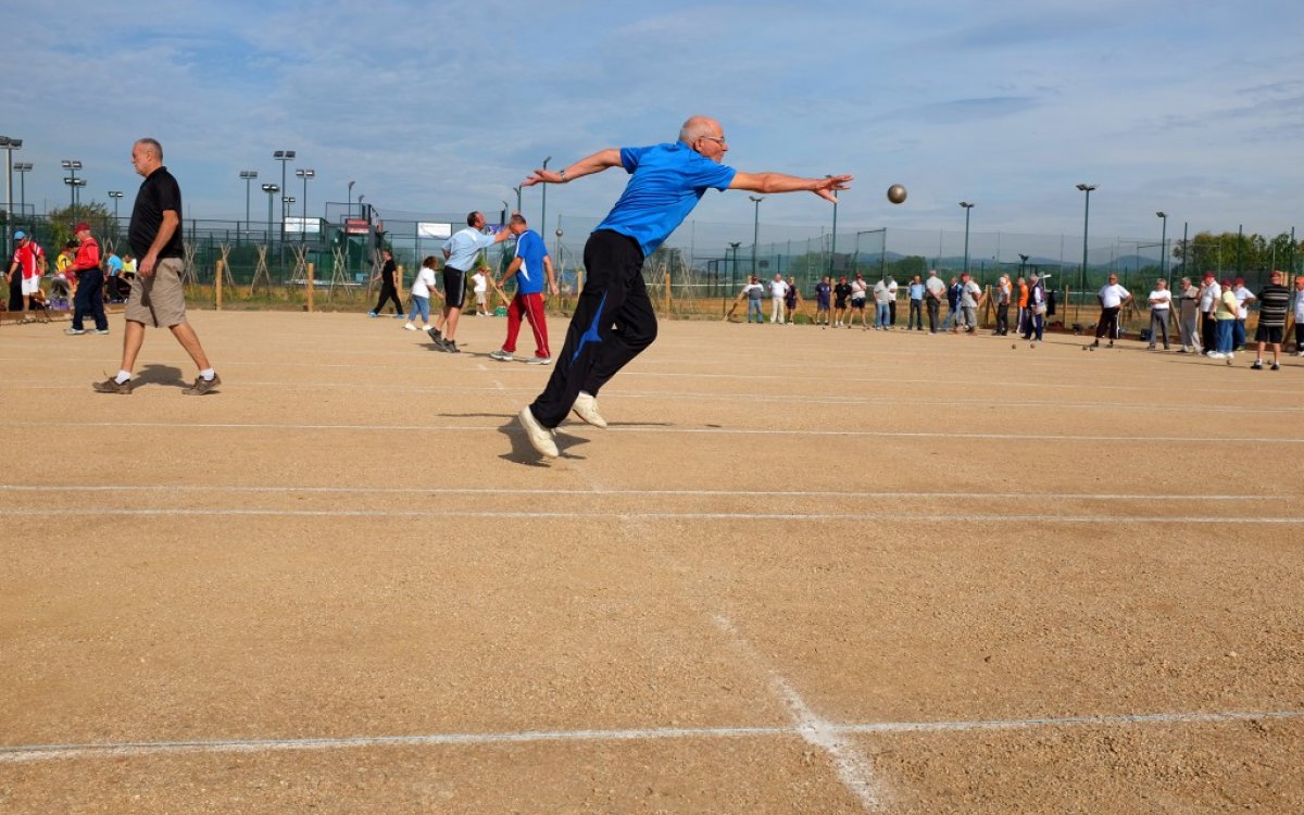 torneo de petanca en nuestro camping en la playa de la Costa Brava