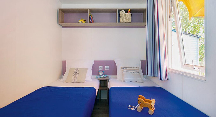 Chambre d'un mobil-home Classic