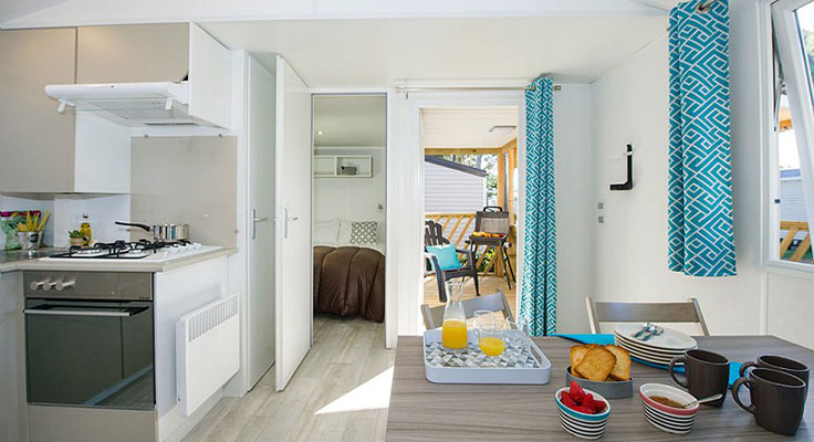 Intérieur d'un mobil-home Comfort