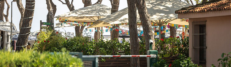 Entrée sécurisée du camping