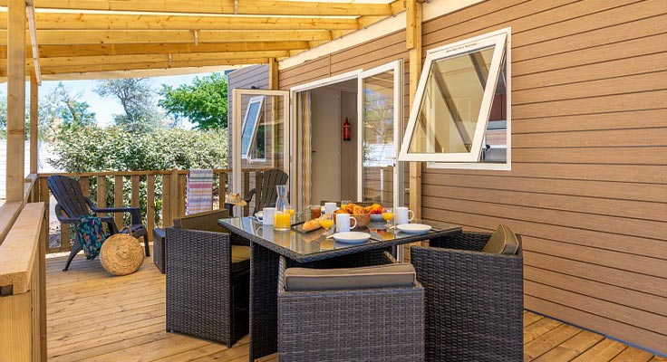 Terrasse mobil-home Premium